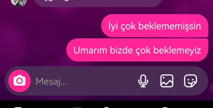 En son attığınız mesaj ne?