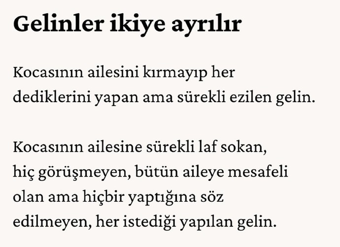Sence Eşin/sen hangi gelin?