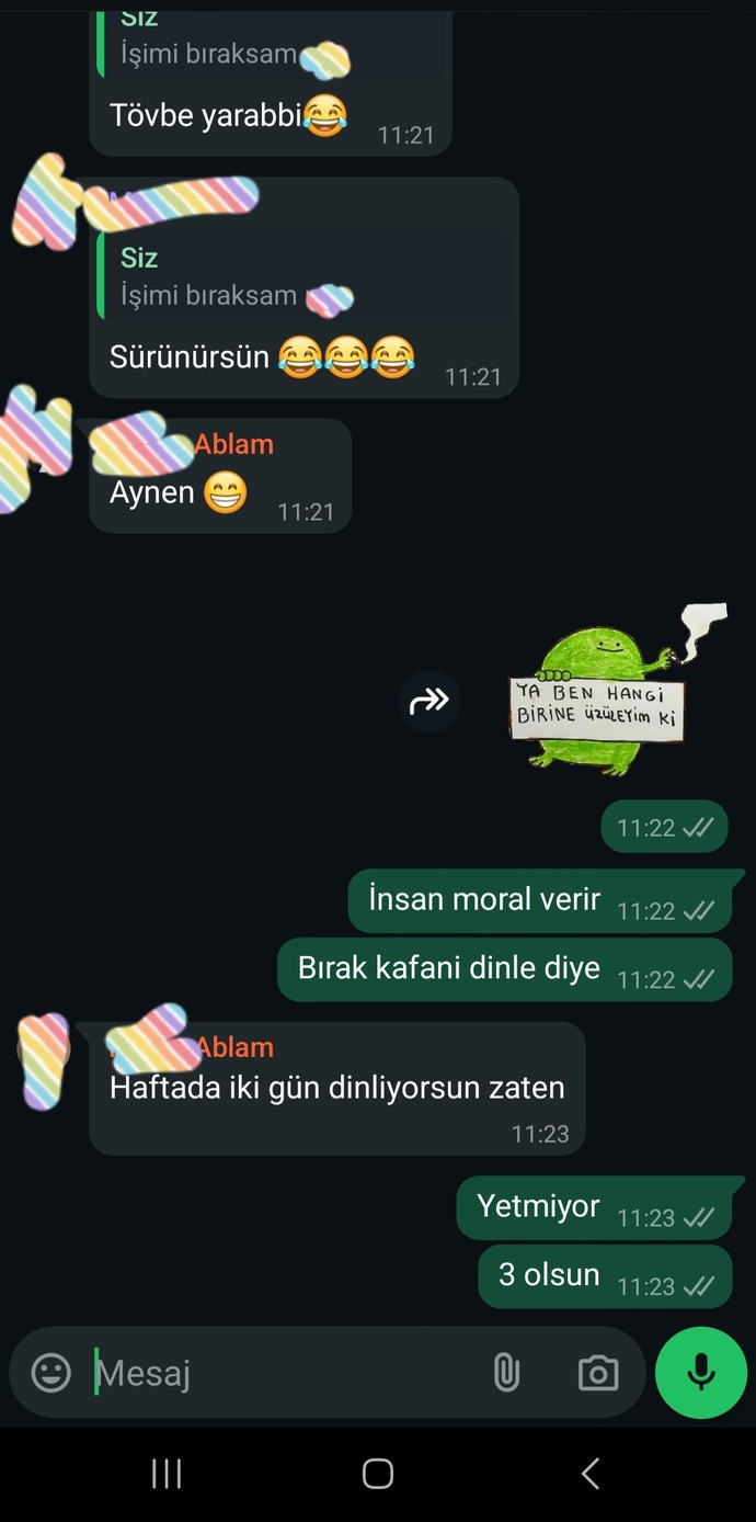 Size de arada sırada işi bırakma perileri geliyor mu?