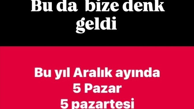 Bu yılki Aralık ayı bonuslarıyla geliyor! 👇823 yılda bir olan bu olay bize denk geldi nasıl buldunuz?