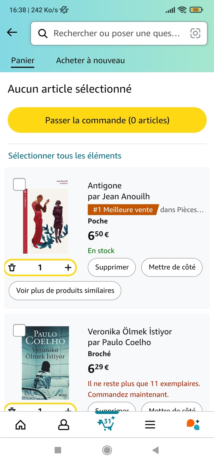 Alışveriş sepetinize en son ne attınız?
