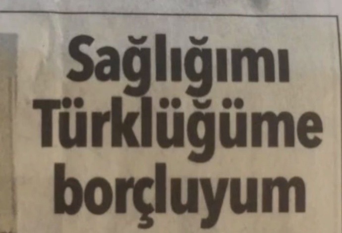 Sağlığınızı neye borçlusunuz?
