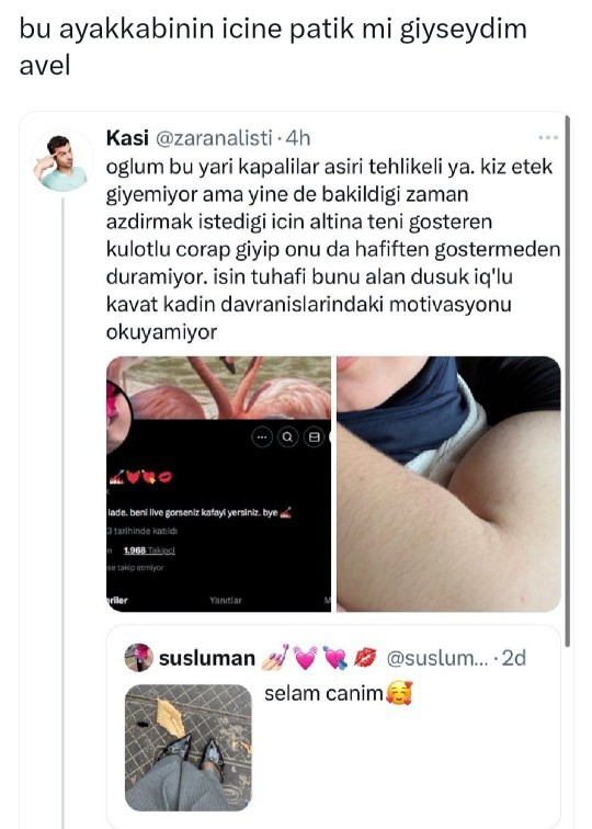 Bazı erkeklerin ✨️her seyi✨️ onlar icin yaptıgımızı dusunmeleri cok komik degil mi?