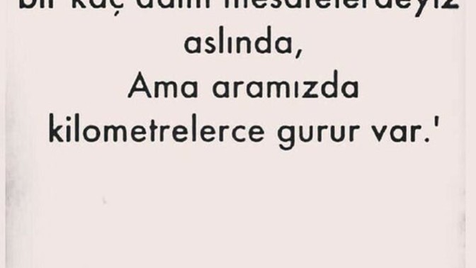 Gururunuz aşkınızın önüne geçebilir mi?