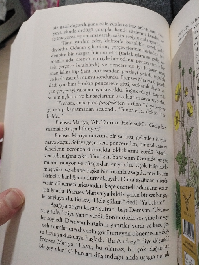 Okuduğun kitaptan bir sayfa paylaşır mısın?