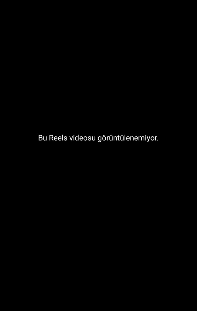 Arkadaşlarlarımın attığı reels videolarına tıklayınca bu sayfa çıkıyor. Nasıl düzeltebilirim fikri olan var mı?
