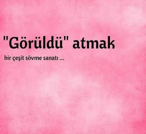 Görüldü atan kişiye tekrar yazar mısınız?