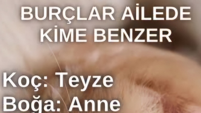 Burçlar ailede kime benzer?