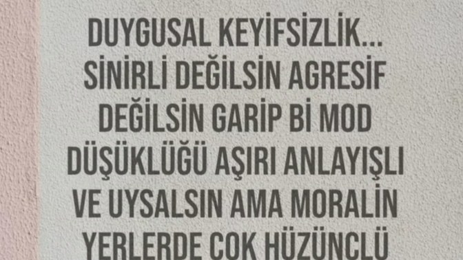 Birşeyler yapma isteğinizi ne zaman kaybettiniz?