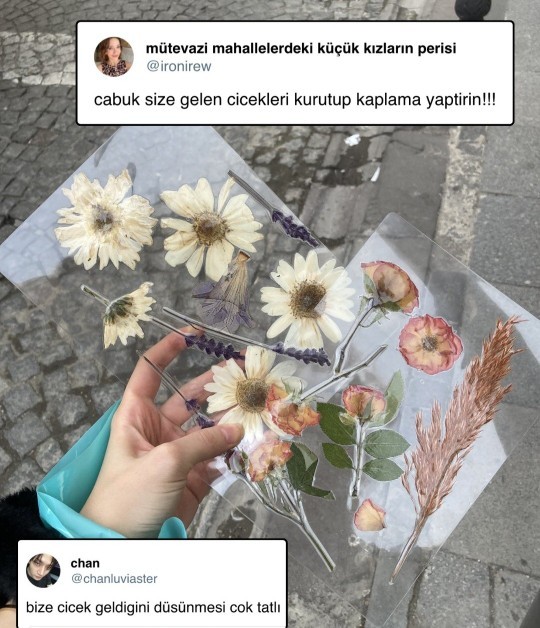 En son ne zamn cicek aldınız?