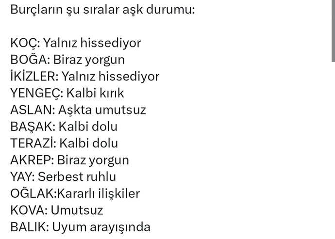 Burcunuza göre aşk yönünden ne durumdasınız?