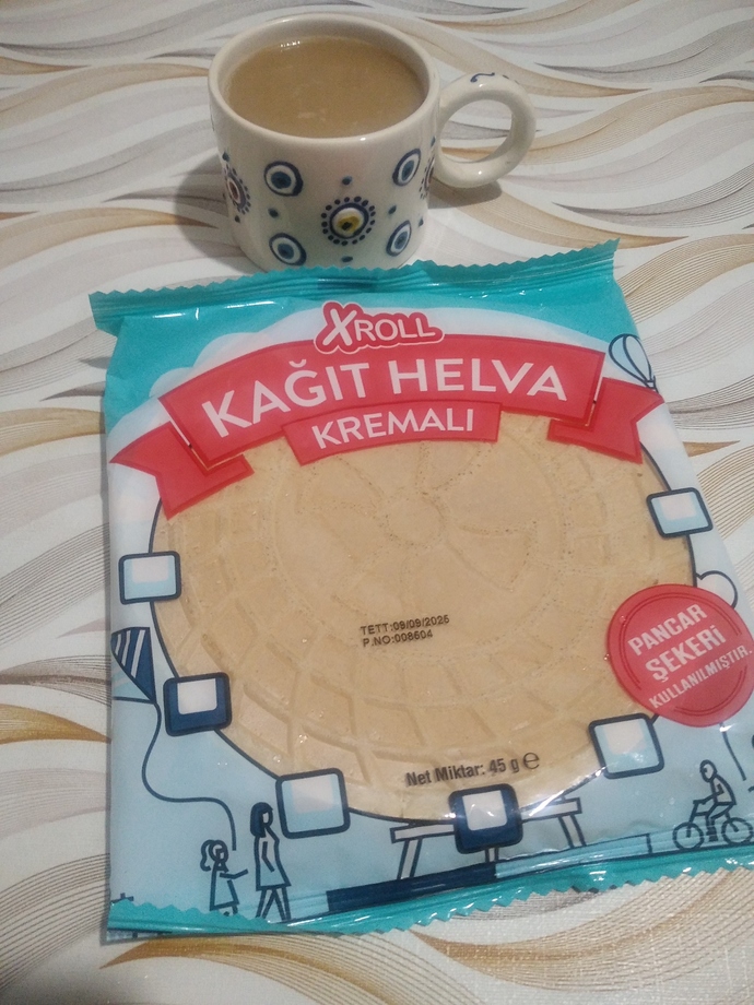 Bırakın dubai çikolatasını filan siz hiç kağıt helva yediniz mi?