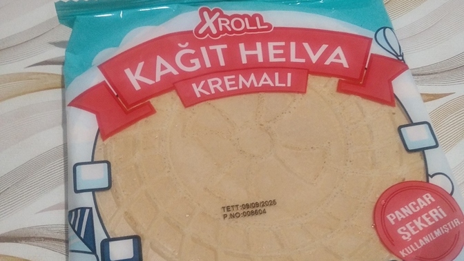 Bırakın dubai çikolatasını filan siz hiç kağıt helva yediniz mi?