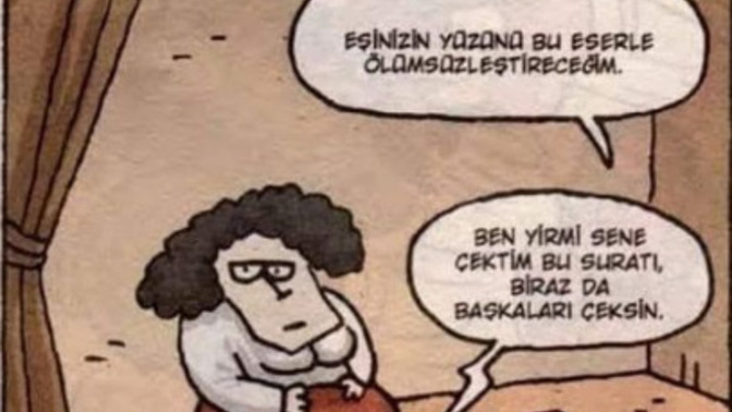 Hiç portrenizi çizdirdiniz mi?