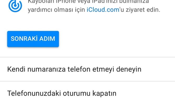 İpadımı kaybettim yardimci olur musunuz🙂‍↕️?