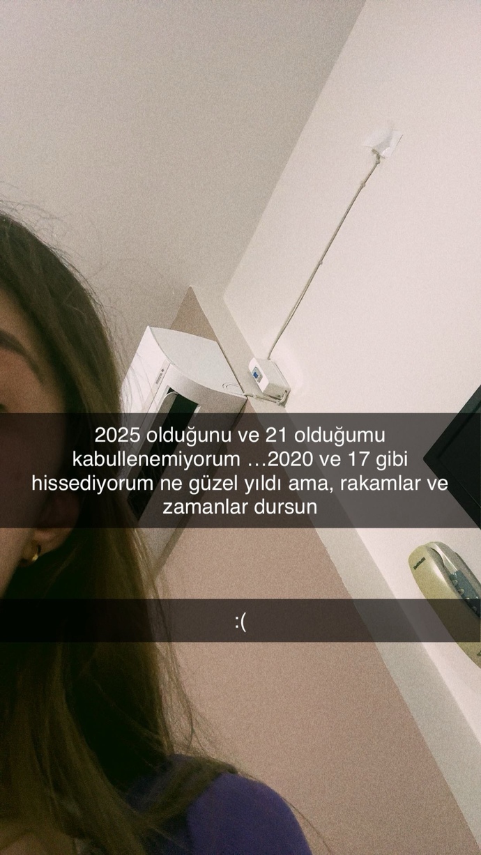 Zaman dursun istiyor musunuz bazen?