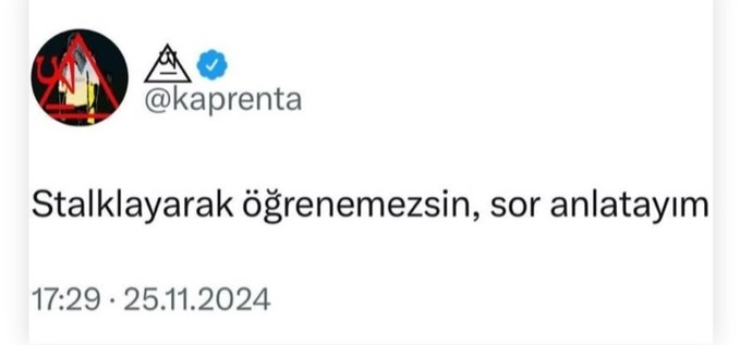 Sizi stalklayan var mı?