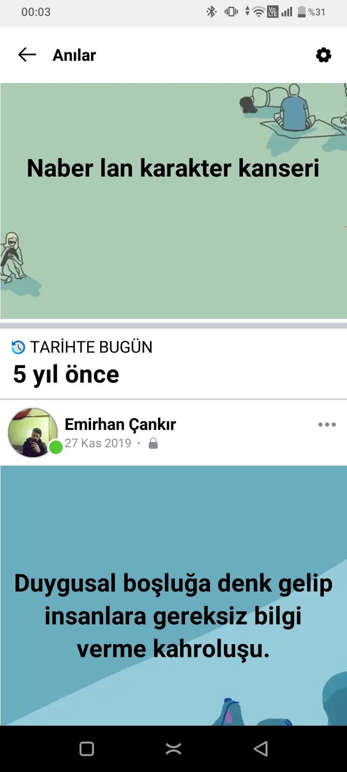 İnsanlara gereksiz bilgi verir misin?