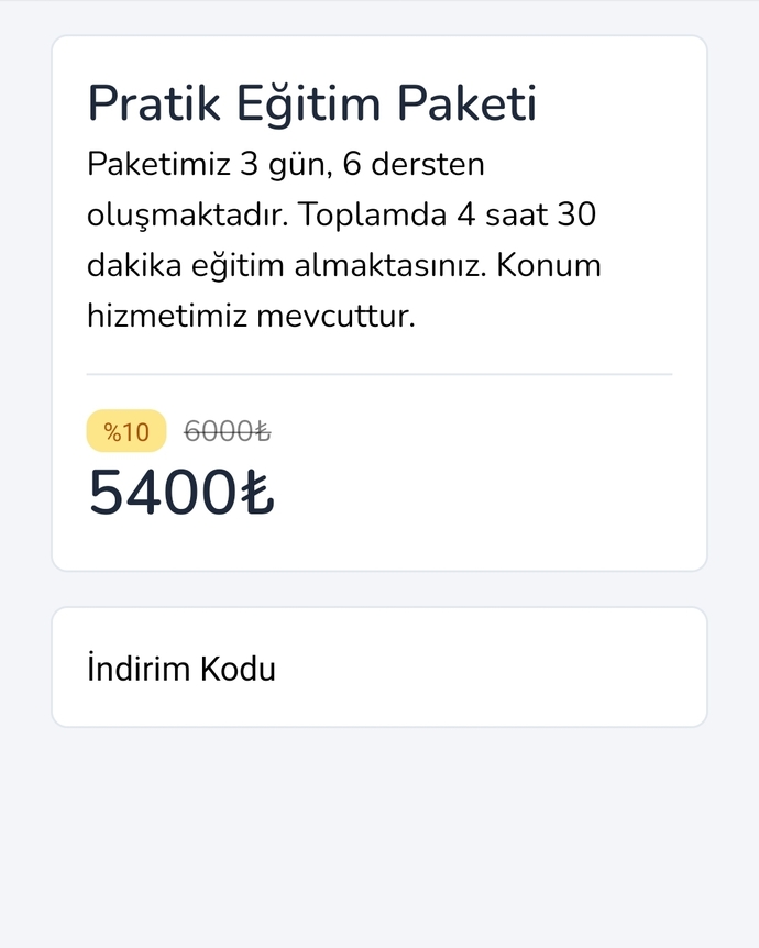 Direksiyon dersi icin max ne kadar vermeliyim?