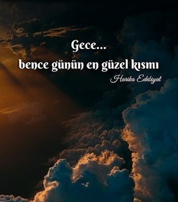 Sizce de gece en huzurlu vakit değil mi?