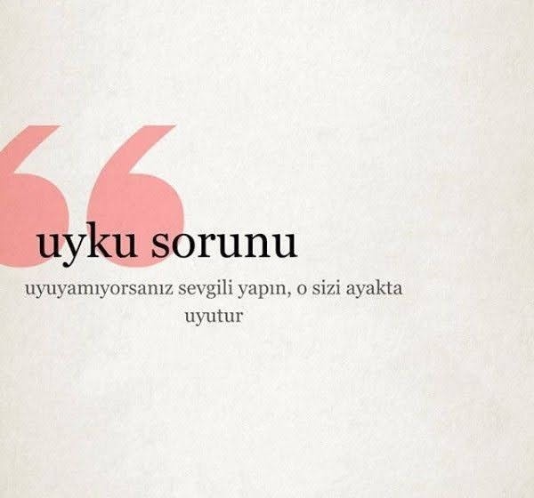 Uyku sorununuz mu var?