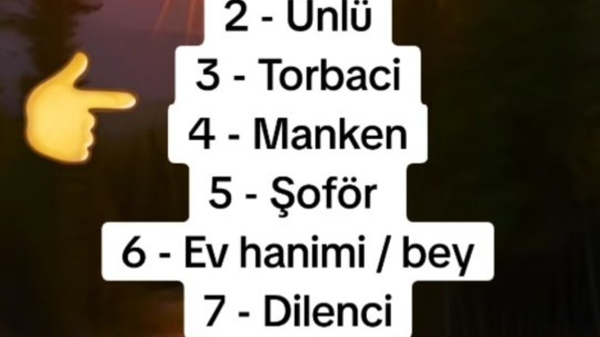 Telefon numaranızın son sayısına göre asıl mesleğiniz neymiş 😂?