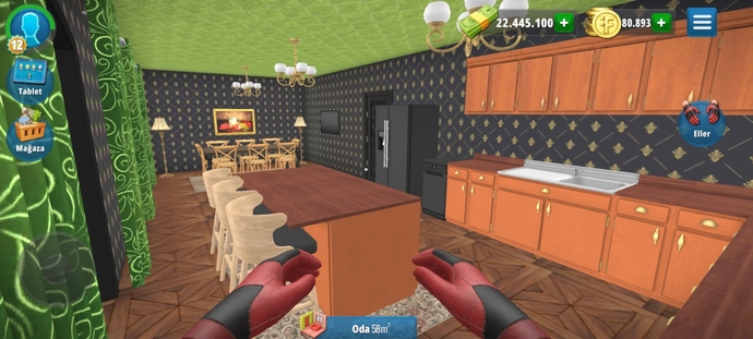 House Flipper oyununda saray yaptım. Nasıl olmuş?