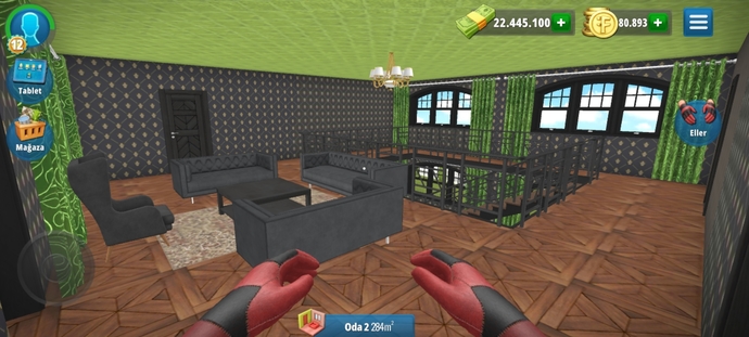 House Flipper oyununda saray yaptım. Nasıl olmuş?