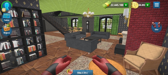 House Flipper oyununda saray yaptım. Nasıl olmuş?