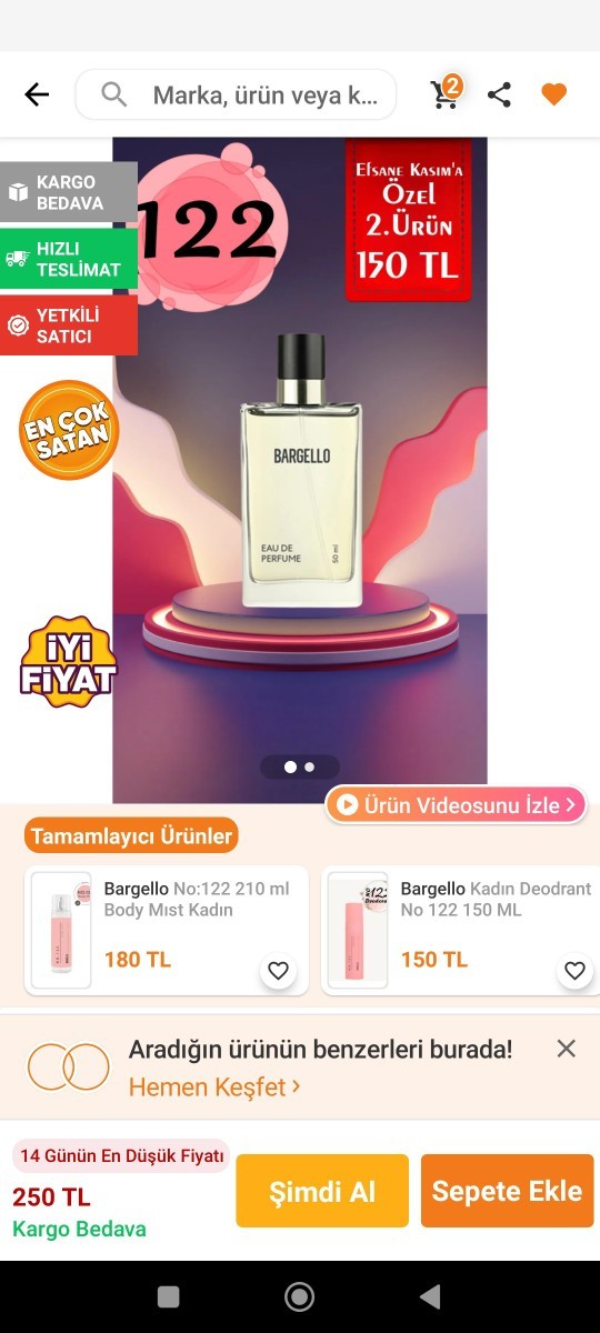 Bargelo 122 parfümü nasıl?