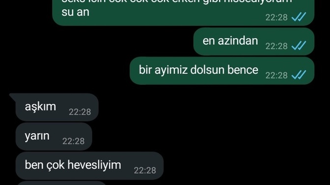Sevgilime cinsellik için hazır olmadığımı söyledim. Davranışlarının değişmesi normal mi?
