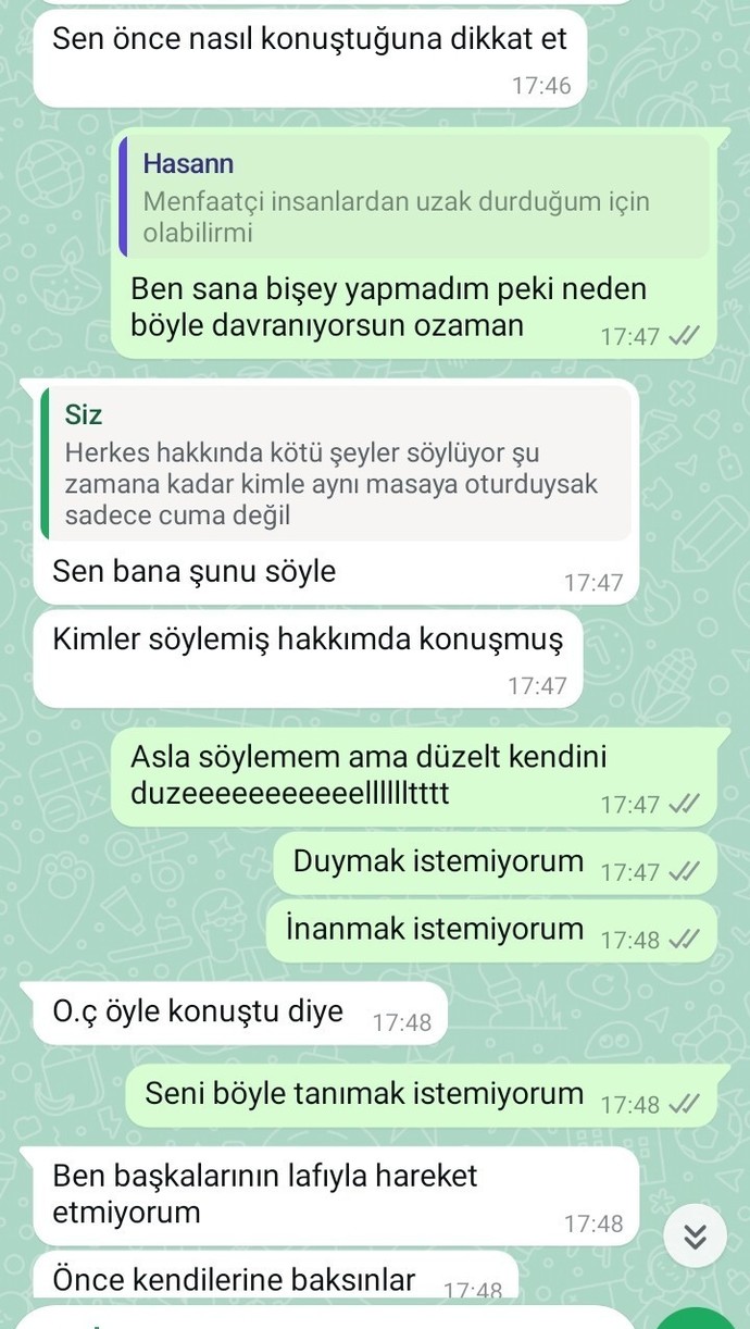 Sinir olduğum şeyi söylediğim halde yapıyor ne yapıcam?