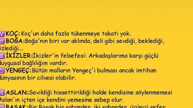 Şu aralar burçların başına gelen nedir?