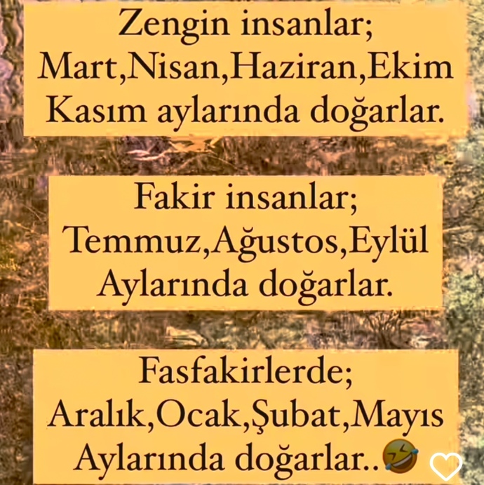 Siz hangi ay doğdunuz?