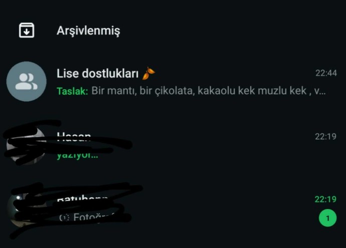 Mesaj taslağını alışveriş listesi olarak kullanan var mı 😅?