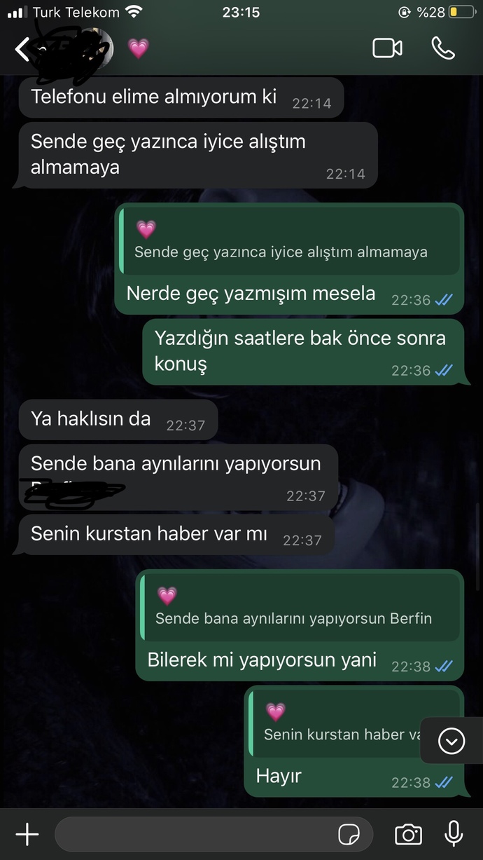 Şu yazışmaya bakar mısınız çok acil arkadaşlar?