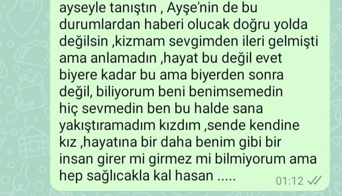 Sizce neden hiçbisey yazmadı?