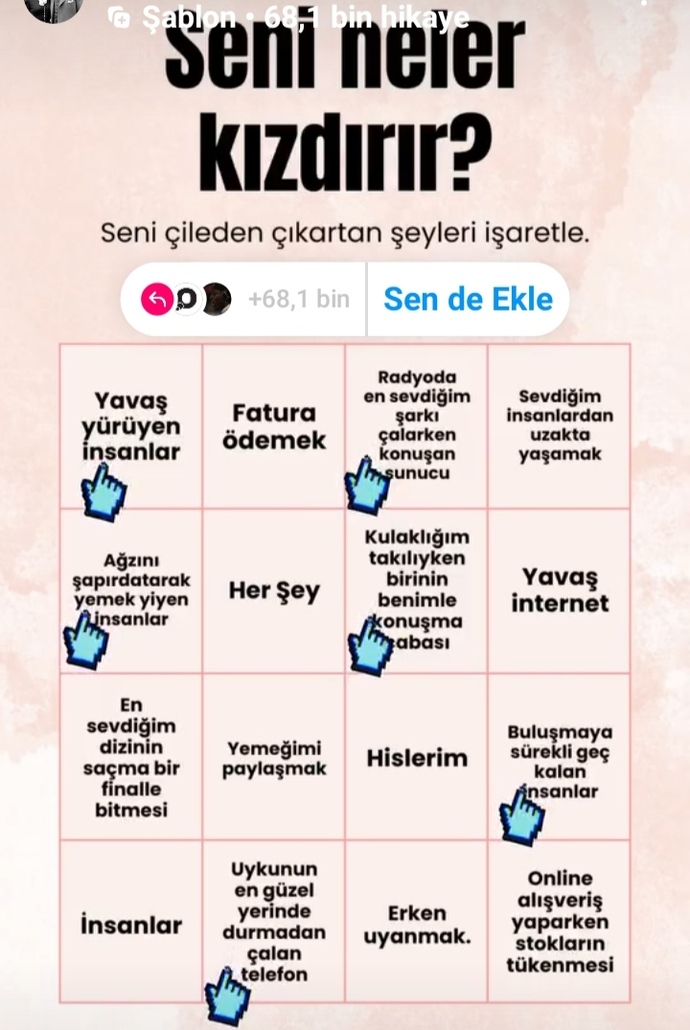 Seni en çok neler kızdırır?