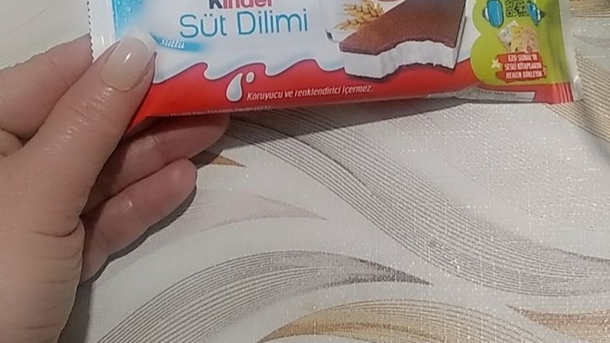 Kinder süt dilimi sevmeyen var mı?
