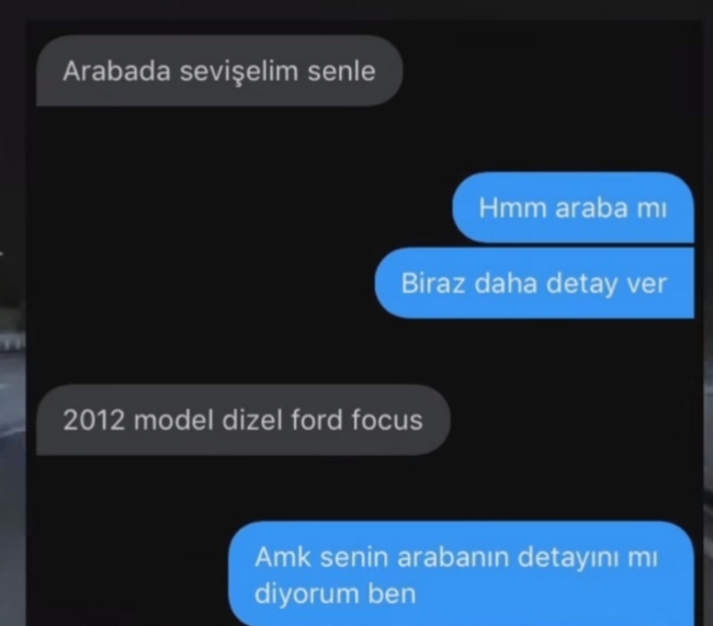 Arabada seks yapmak için arabanın modeli sizce önemli midir?