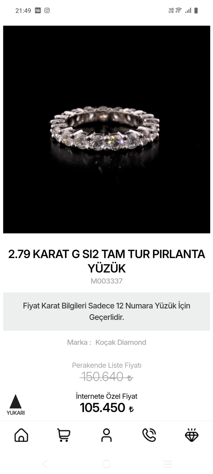 Bekarım kendime şu pırlanta yüzüğü almayı düşünüyorum sizce nasıl olur?