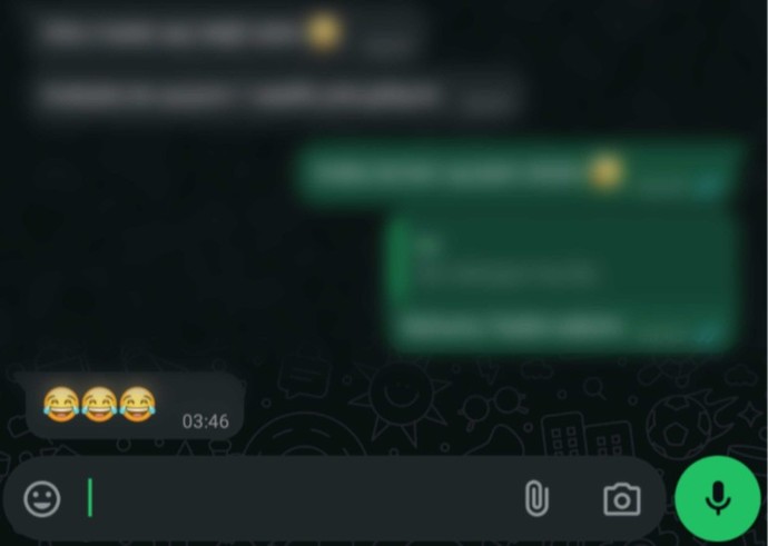Mesajlaşırken gelen emoji konuşma bitti mi anlamını geliyor?