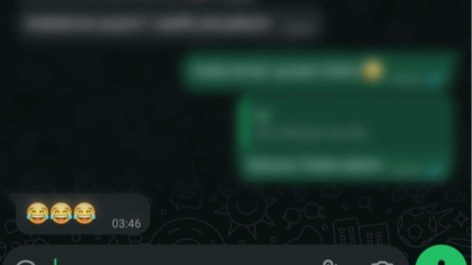 Mesajlaşırken gelen emoji konuşma bitti mi anlamını geliyor?