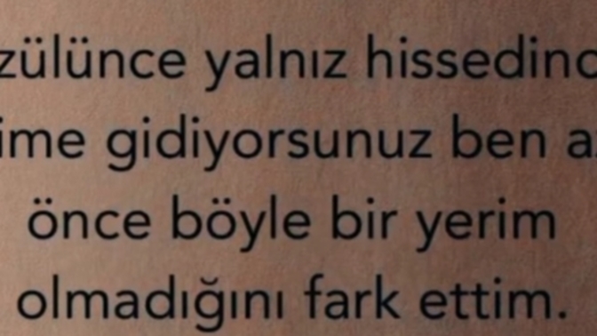 Canınız sıkılınca üzgün olunca gidecek yeriniz var mı?