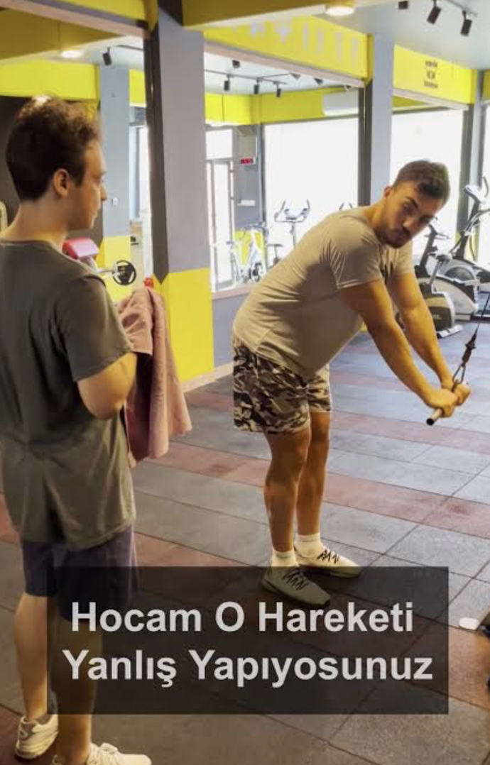 Spor salonunda o hareketi yanlış yapıyorsun diyenlere ne diyorsunuz?