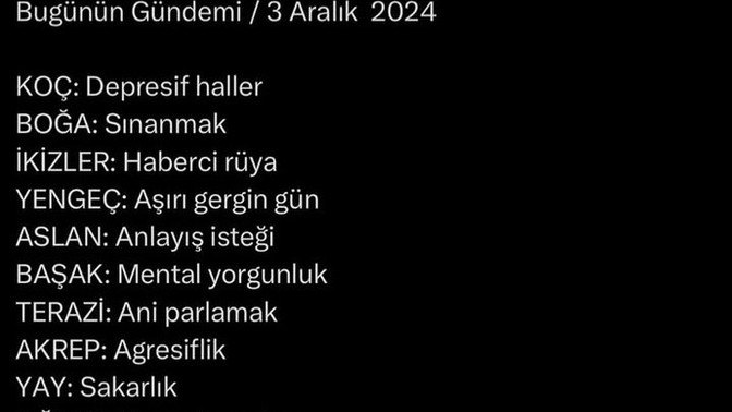 Burcunuz bu yılı nasıl sonlandırıyor👇?