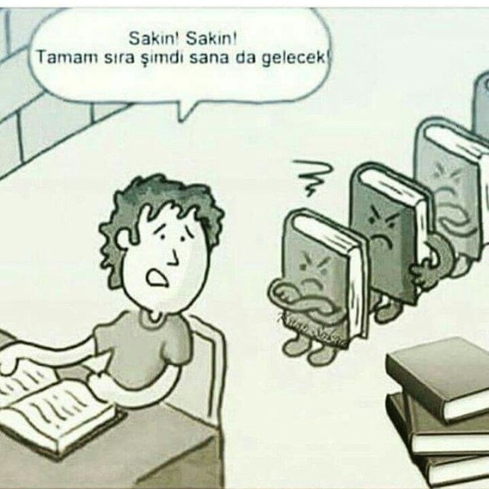 Okunmayı bekleyen kitaplarınız var mı?