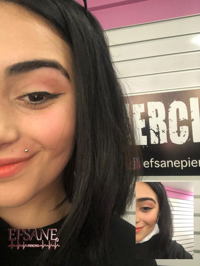 Dudak piercing güzel mi sizce?