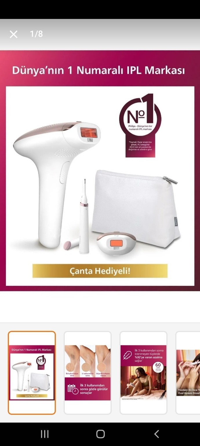 Lazer epilasyon cihazı Philips mi Braun mu?