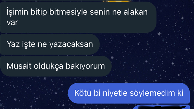 Bunu yazmasının sebebi ne?